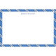 Blue & Navy Repp Tie Flat Note Cards Image 2 of 3